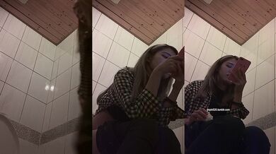 【精品厕拍】公共女坐厕，固定机位正面偷拍，多位漂亮小姐姐方便，赏脸赏逼，崛起大屁股擦腚的姿势好诱人 (3)